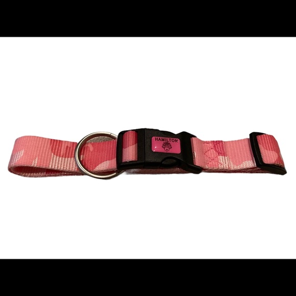Hamilton Pink Camouflage Dog Collar - Picture 1 of 2
